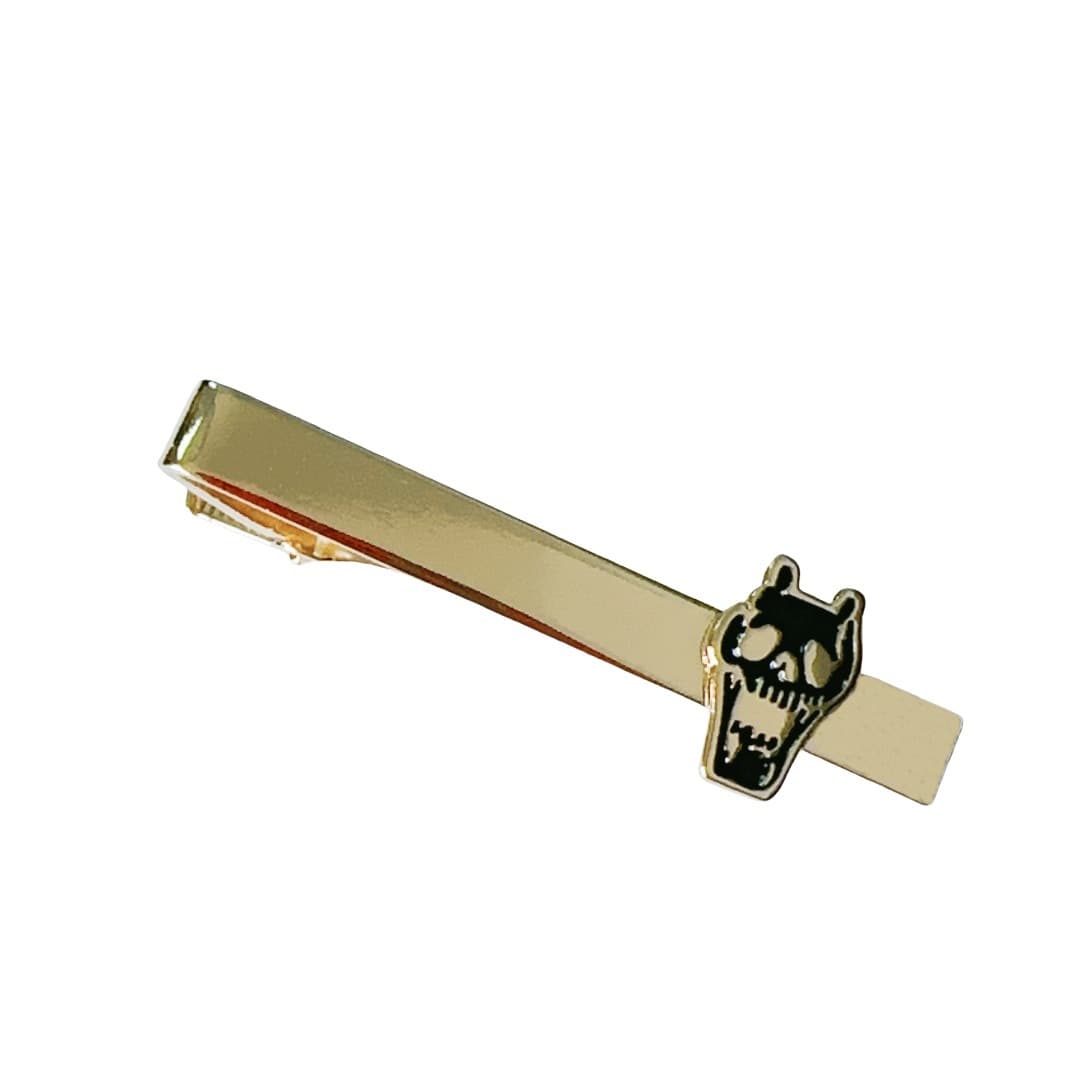 JOJO Jiliang Jiying exclusive tie's wonderful adventure golden phoenix alloy skull tie golden yellow 3