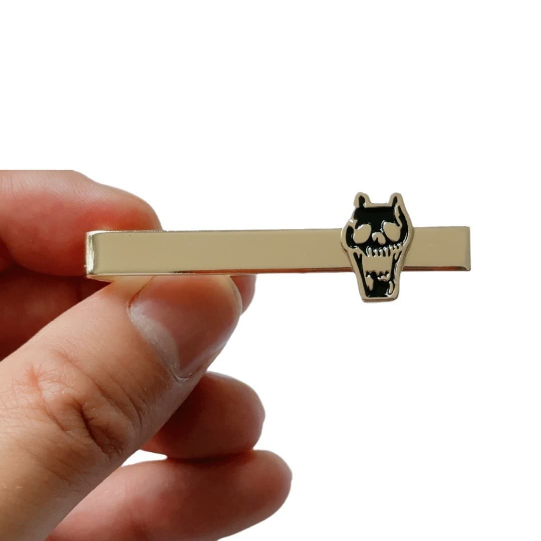 JOJO Jiliang Jiying exclusive tie's wonderful adventure golden phoenix alloy skull tie golden yellow 1