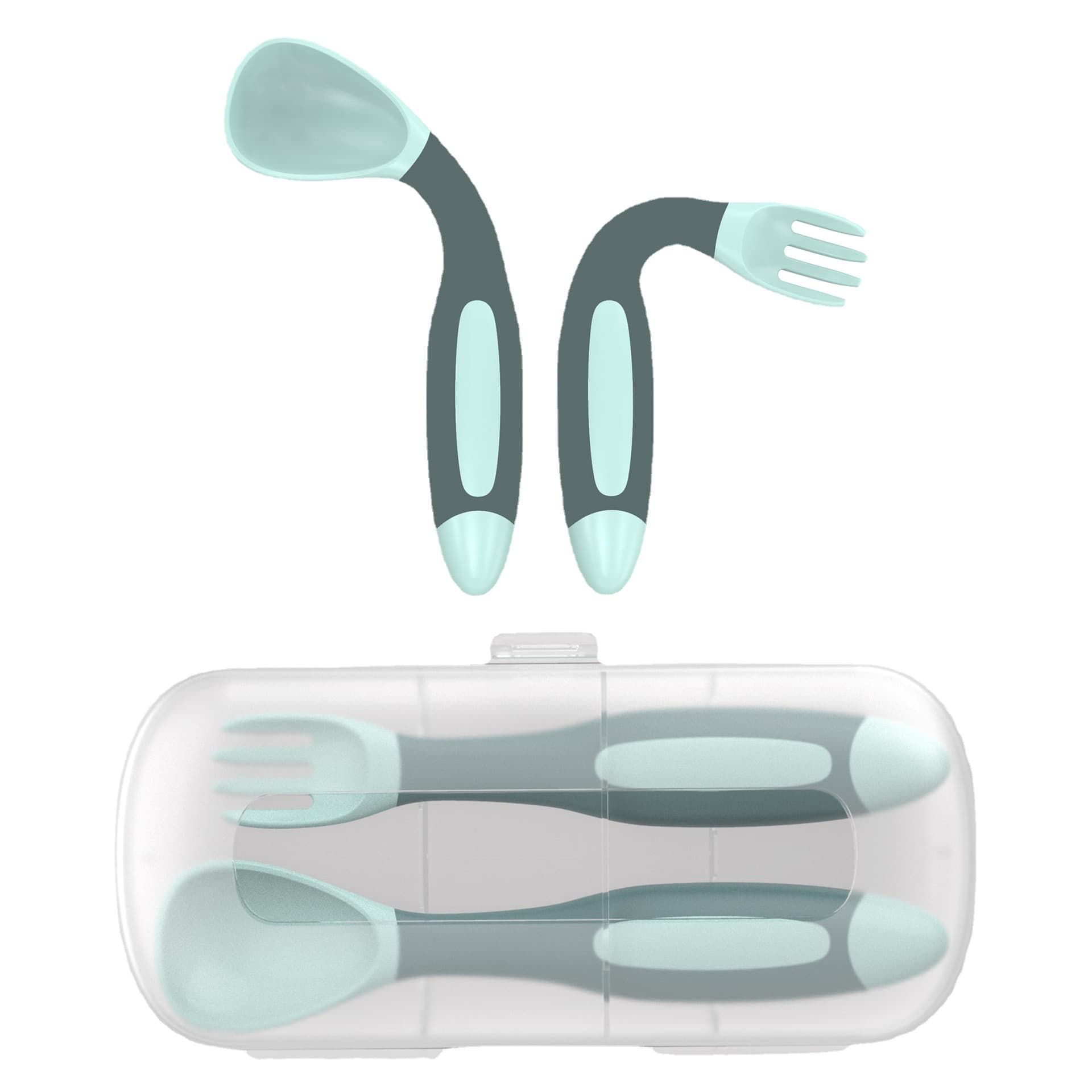 Children's spoon for mother and baby, tableware, set, Pilsan Play Car 5
