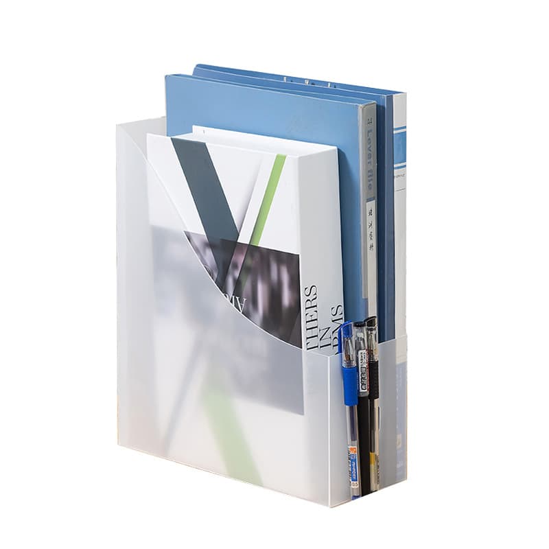Students use the information shelf desktop file frame office supplies to organize plastic books standing bookshelf file file storage box 5