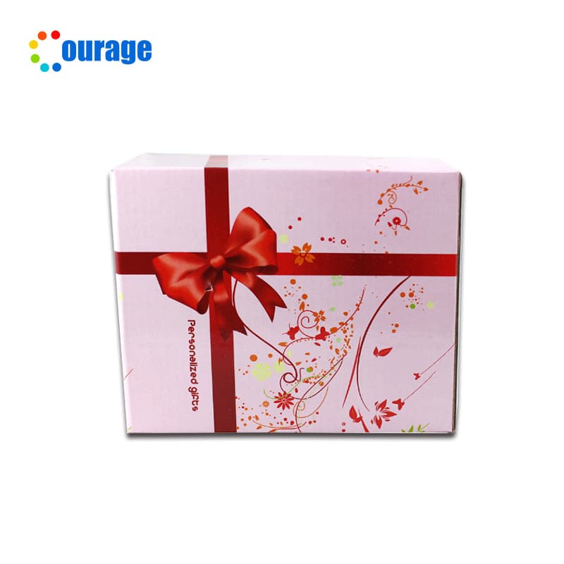 Shockproof pack, glass tea cup, box with bow, Birthday gift 5