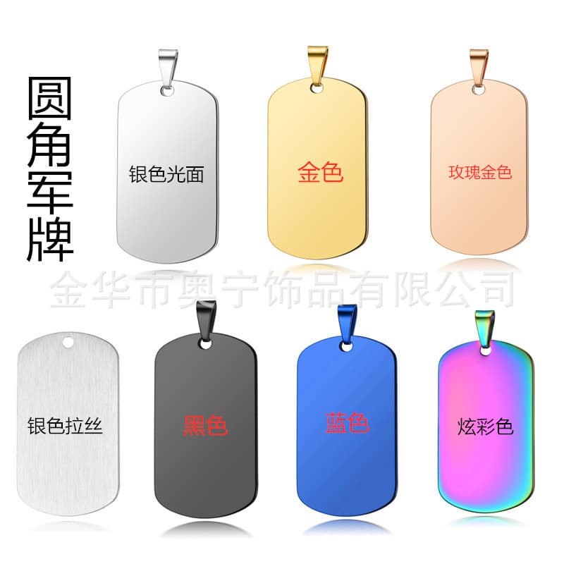 (Cross-border trading), pendant stainless steel, necklace, DIY, USA 5