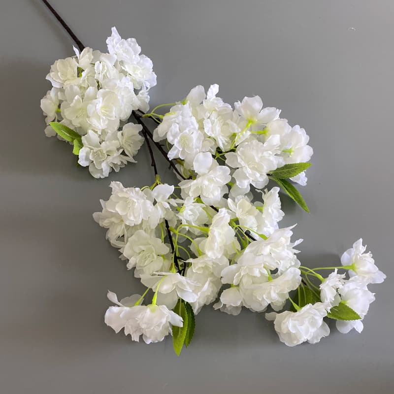 Simulation Sakura indoor office decoration wedding festival atmosphere Decorative simulation plant tree cherry blossom branches multi -layer wholesale 1