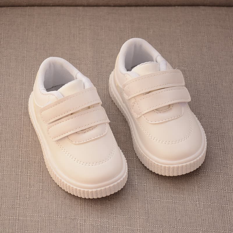 Children's white shoes for early age, sports white sneakers, suitable for spring and autumn, soft sole 2