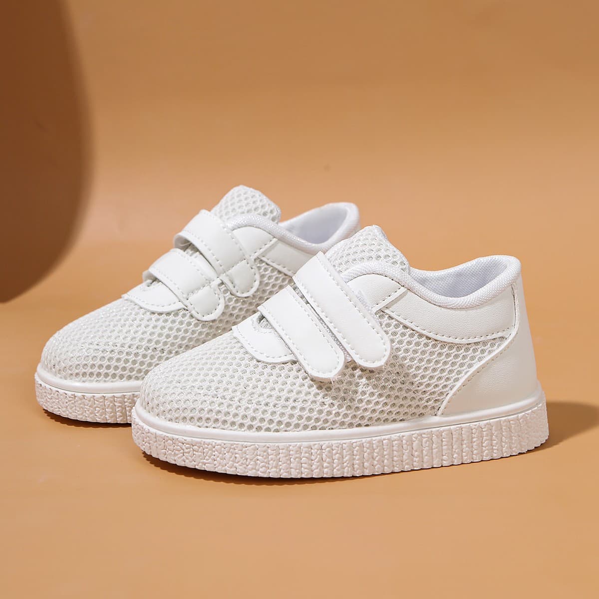 Children's white shoes for early age, sports white sneakers, suitable for spring and autumn, soft sole 3
