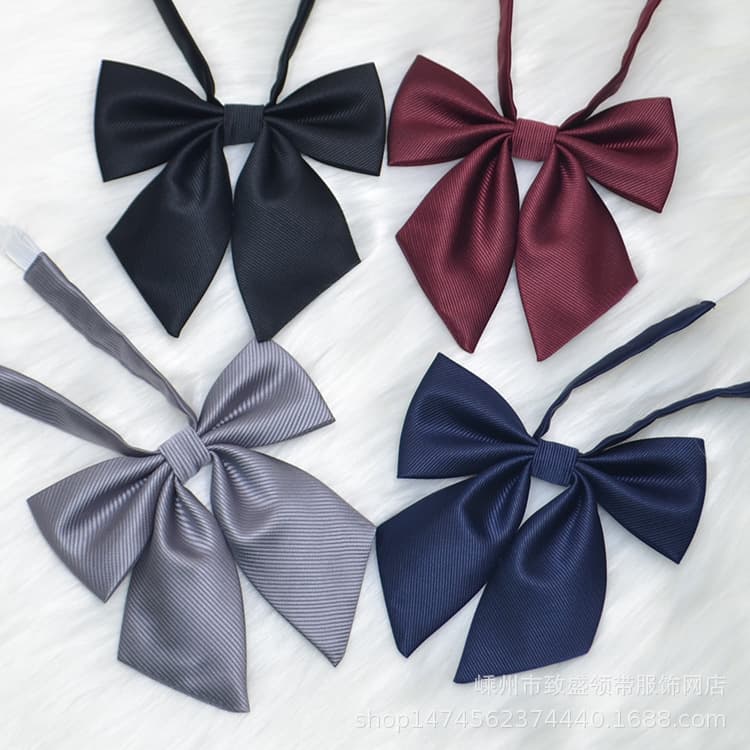 Solid color bow tie with bow, direct factory sales, Korean style 1