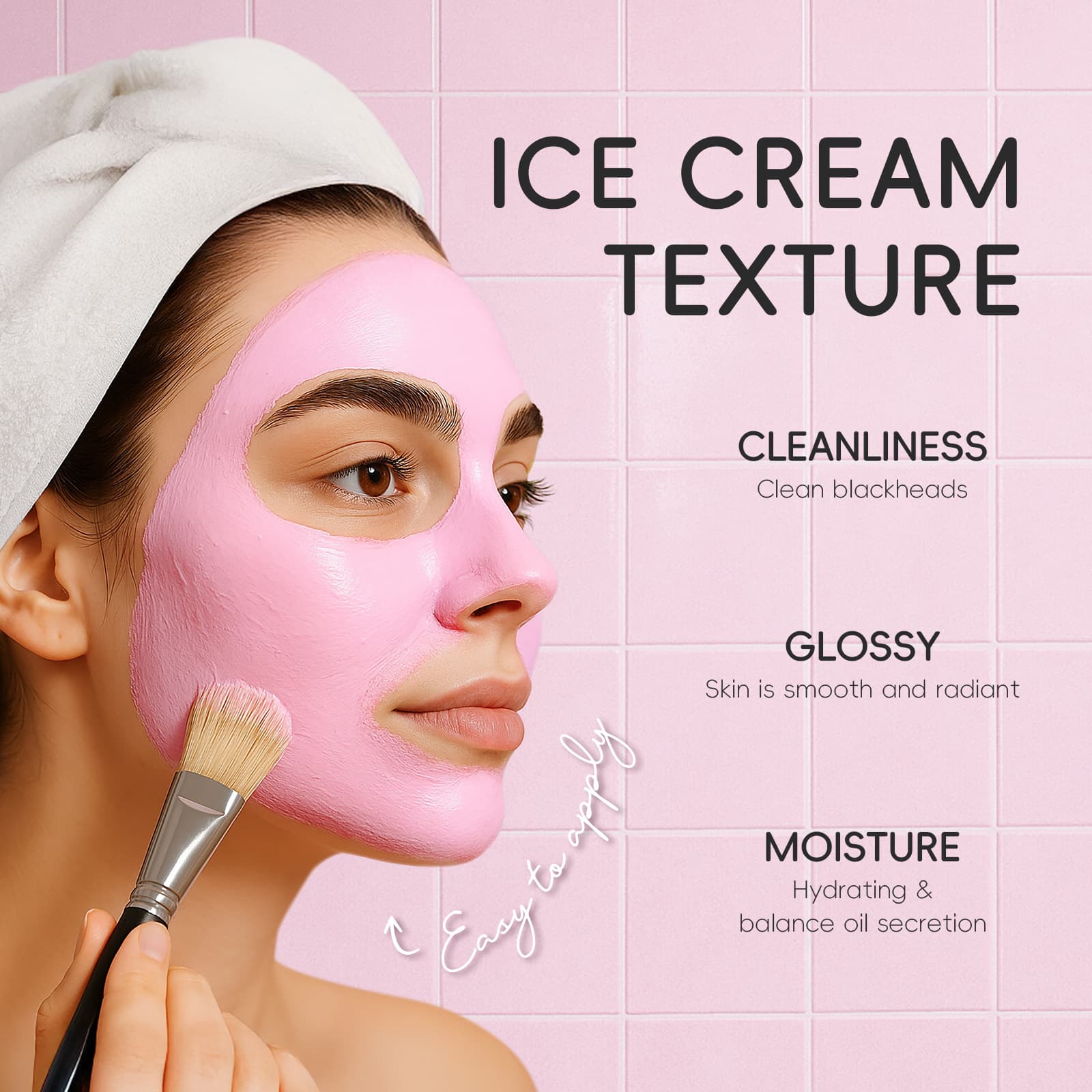 Monolithic moisturizing face mask for face for skin care, 5g, trial pack 4