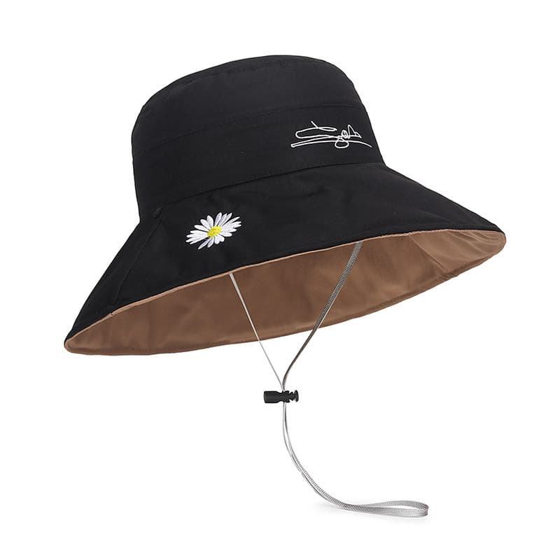 Summer double-sided beach capacious universal sun hat 5