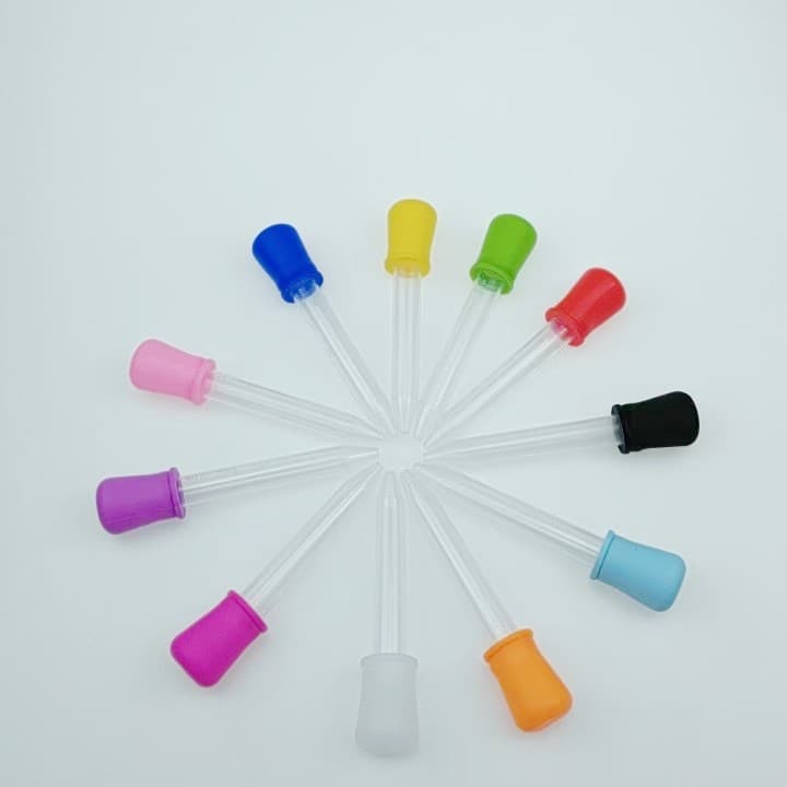 Silicone children's pipette, protective medicine dispenser, 5 ml 2