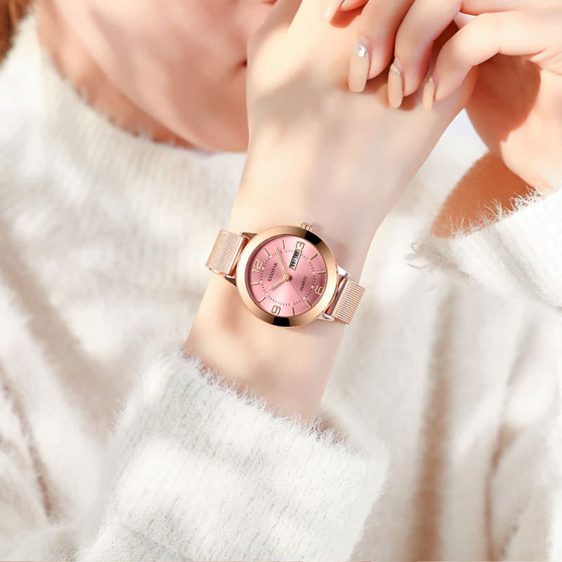 (Cross-border trading), swiss watch, waterproof mechanical calendar, internet celebrity, Korean style, simple and elegant design, fully automatic 2