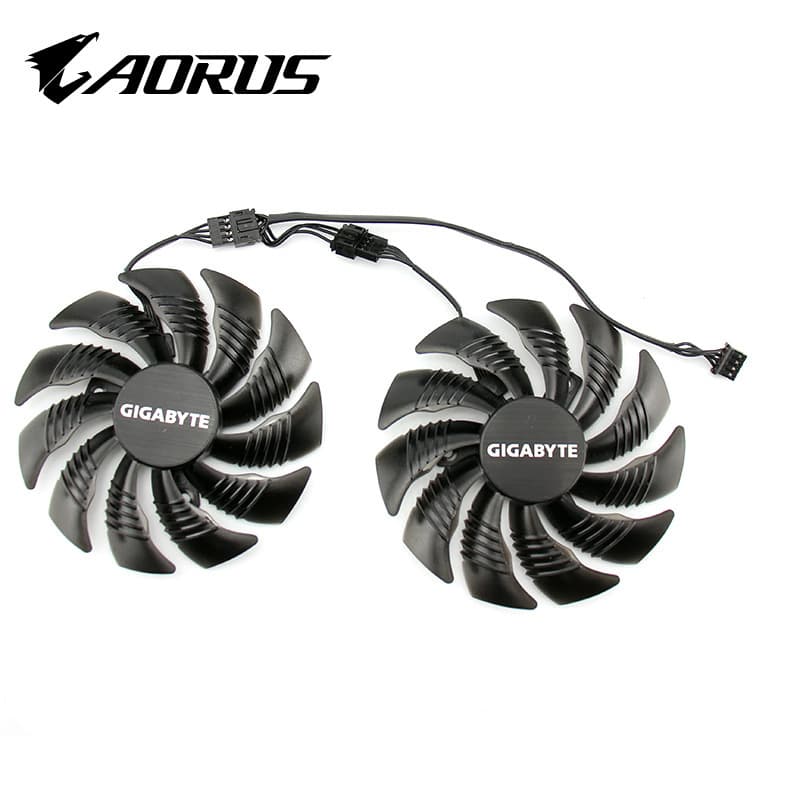 Gigabyte RX580 GAMING 4G graphics card Diafing fan diameter 85m hole distance 40mm 2