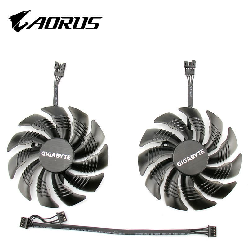 Gigabyte RX580 GAMING 4G graphics card Diafing fan diameter 85m hole distance 40mm 3