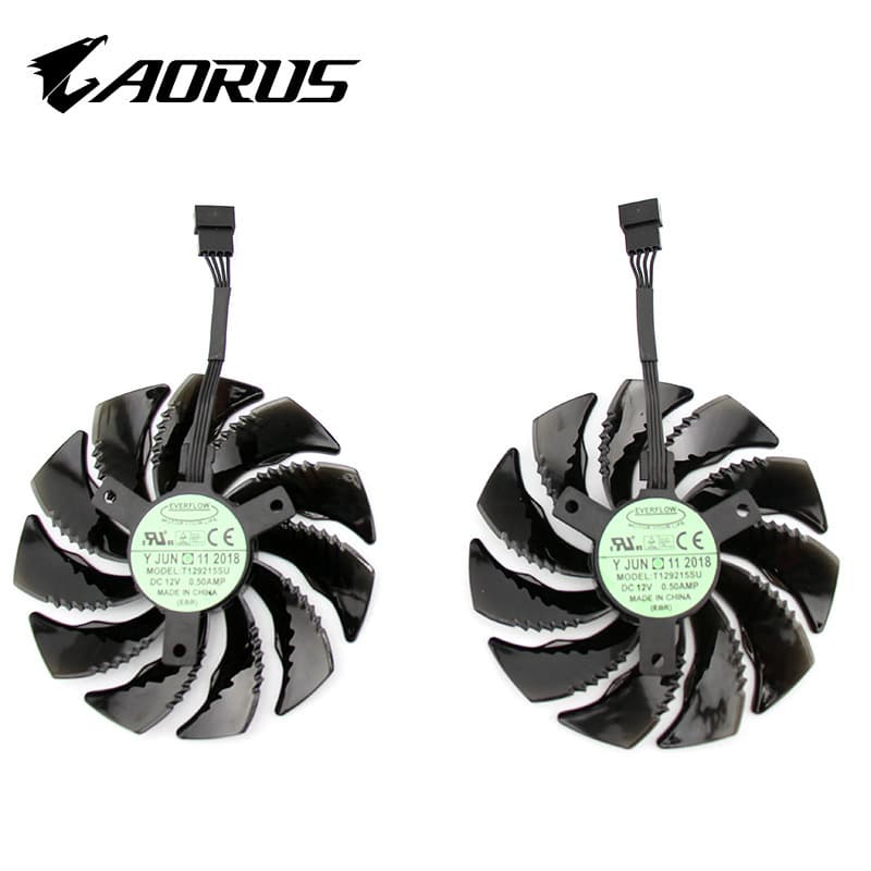 Gigabyte RX580 GAMING 4G graphics card Diafing fan diameter 85m hole distance 40mm 4