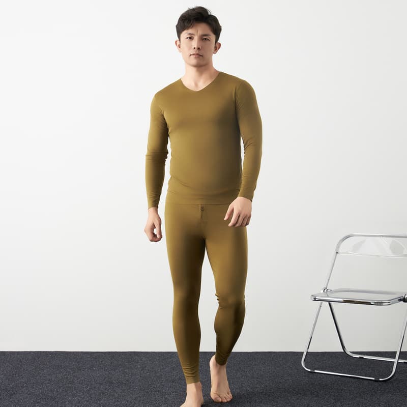 Thermal underwear, autumn breathable comfortable keep warm trousers, loose fit 3