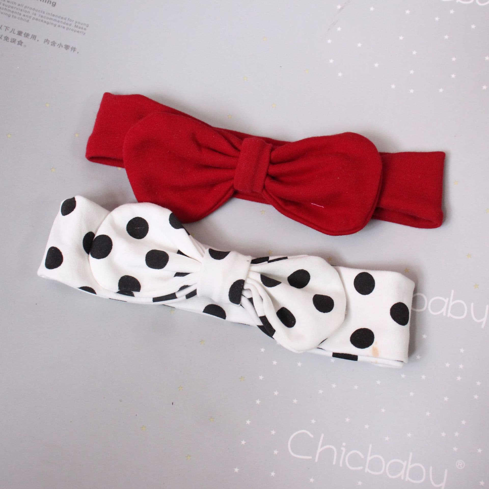 (Wholesale), children's cute headband with bow, elastic hair accessory, Korean style 3