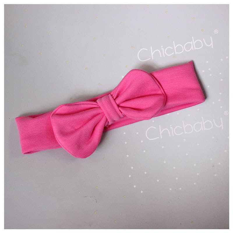 (Wholesale), children's cute headband with bow, elastic hair accessory, Korean style 4