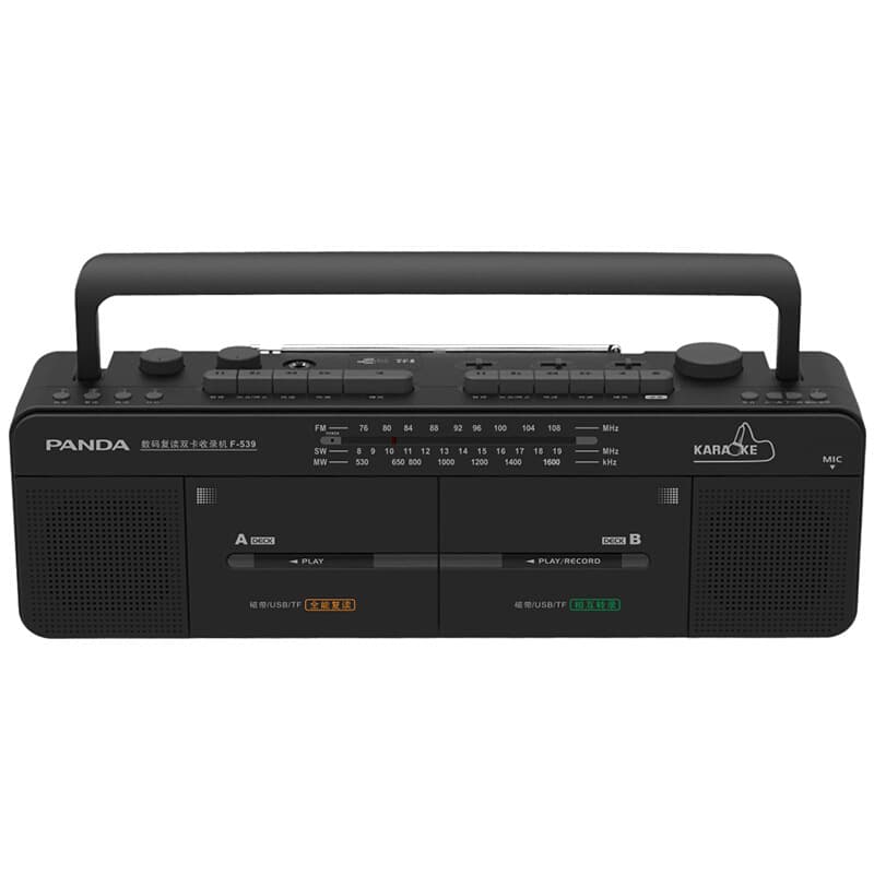 PANDA 539 Dual-Card Portable Tape Recorder with English Repeat Function 4