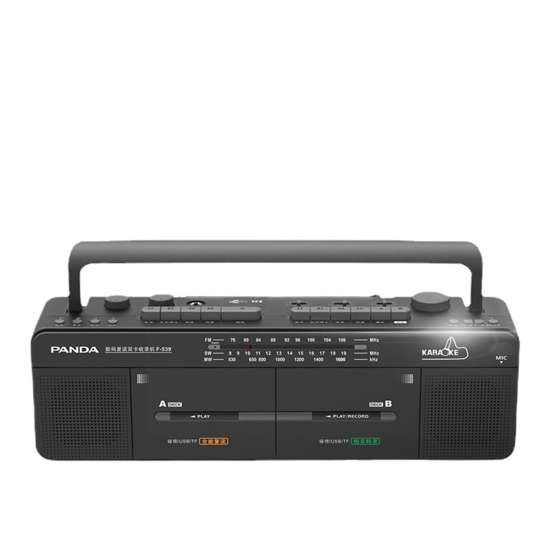 PANDA 539 Dual-Card Portable Tape Recorder with English Repeat Function 1