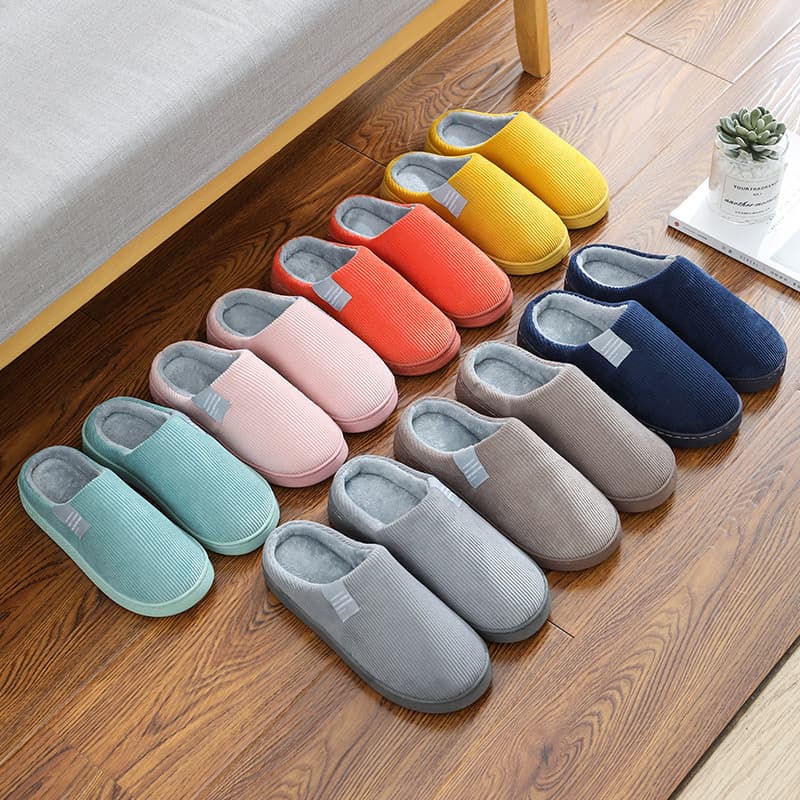 Demi-season keep warm women's slippers, home non-slip winter comfortable footwear platform for pregnant, for beloved 3