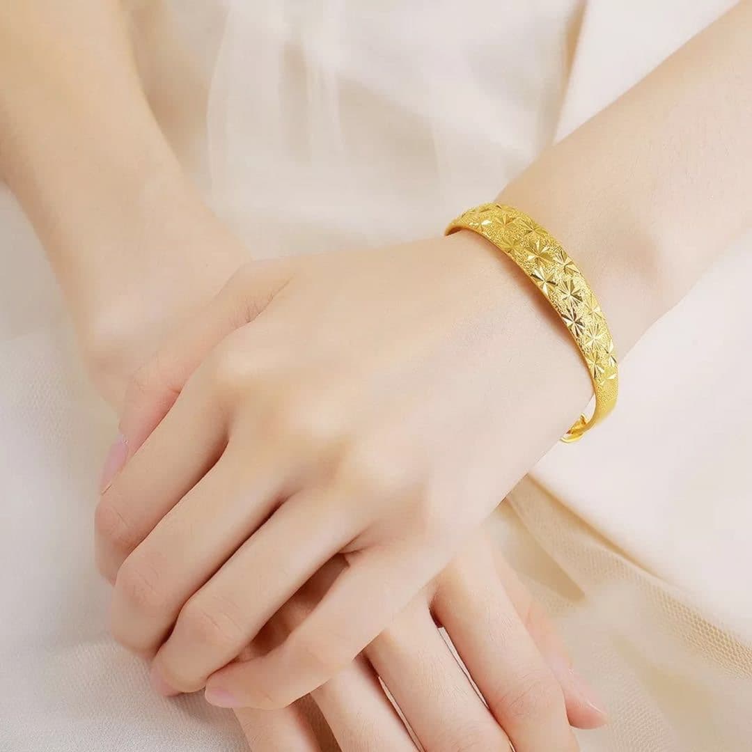 Gold -plated star bracelet push silver -plated push full of starry hand ring sand gold bracelet gifts for wholesale hand 2
