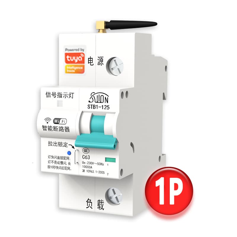 Intelligent WIFI circuit breaker air switch Total gate mobile phone remote app controls graffiti wireless fixed time space opening 4
