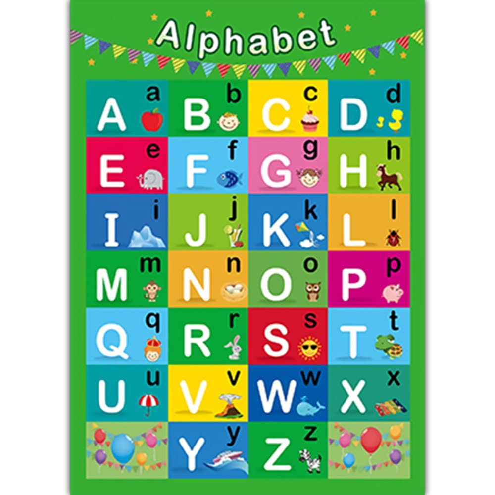 Poster for teaching maths for kindergarten, Amazon, training, color 6