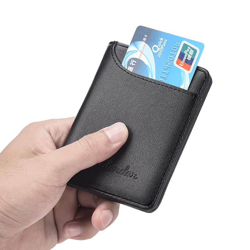 slardar Ultra thin wallet for driver's license, small card holder for students 5