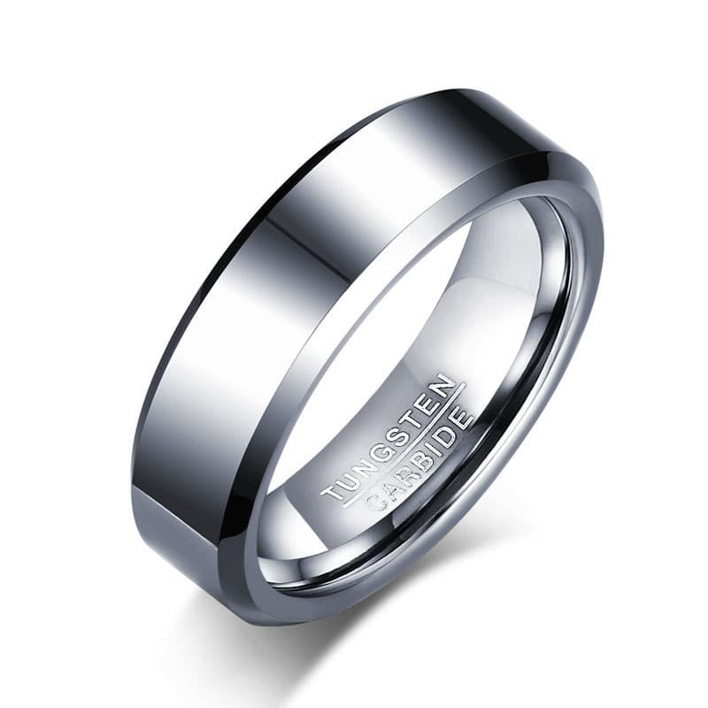 Accessory, fashionable ring, Tungsten steel, Korean style 5