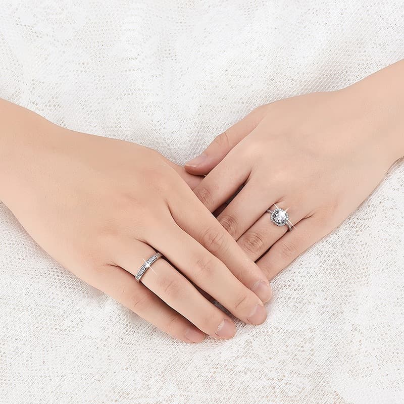 (Wholesale), wedding ring for men and women, for beloved, women's style 4