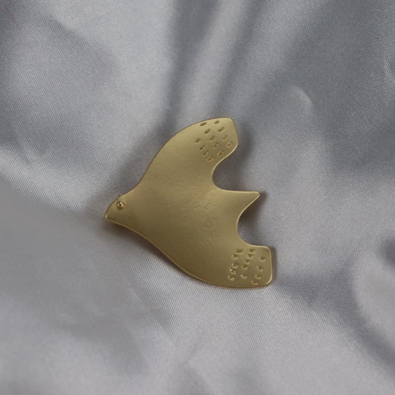 Japanese matte brooch, accessory lapel pin, style 5