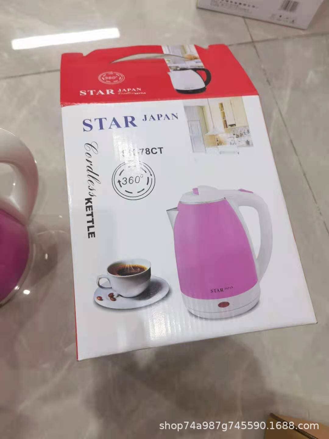 (Cross-border trading), thermos stainless steel, glass fast teapot 5