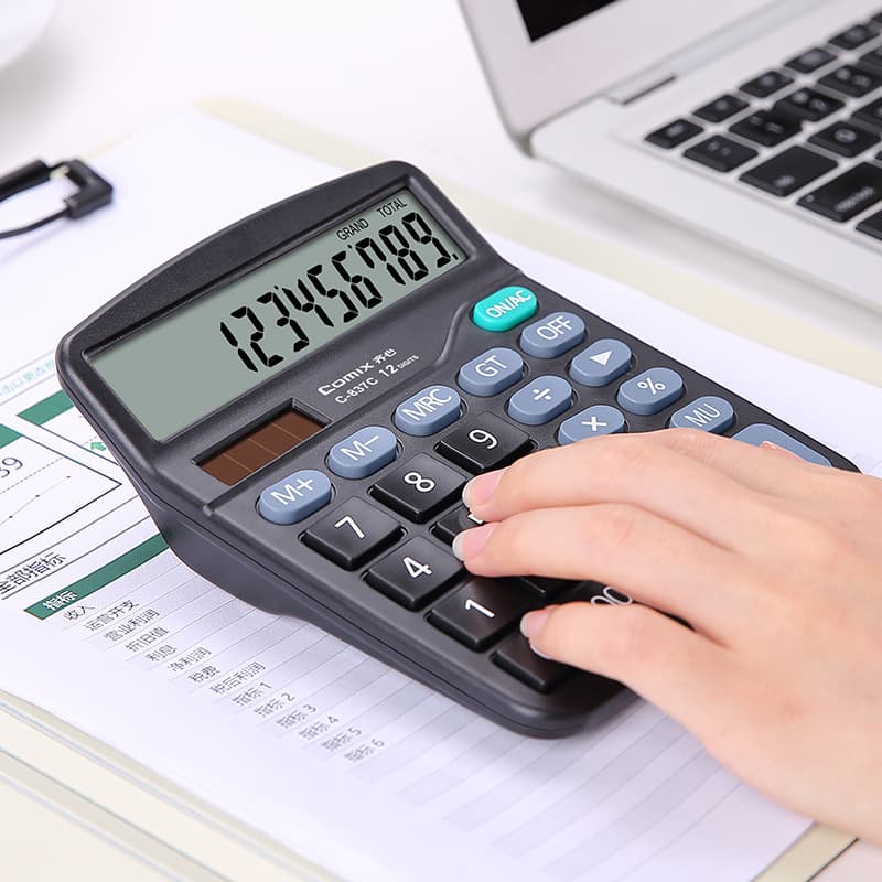 Qinxin C-837C calculator solar energy ordinary office-based student general computer calculator 1