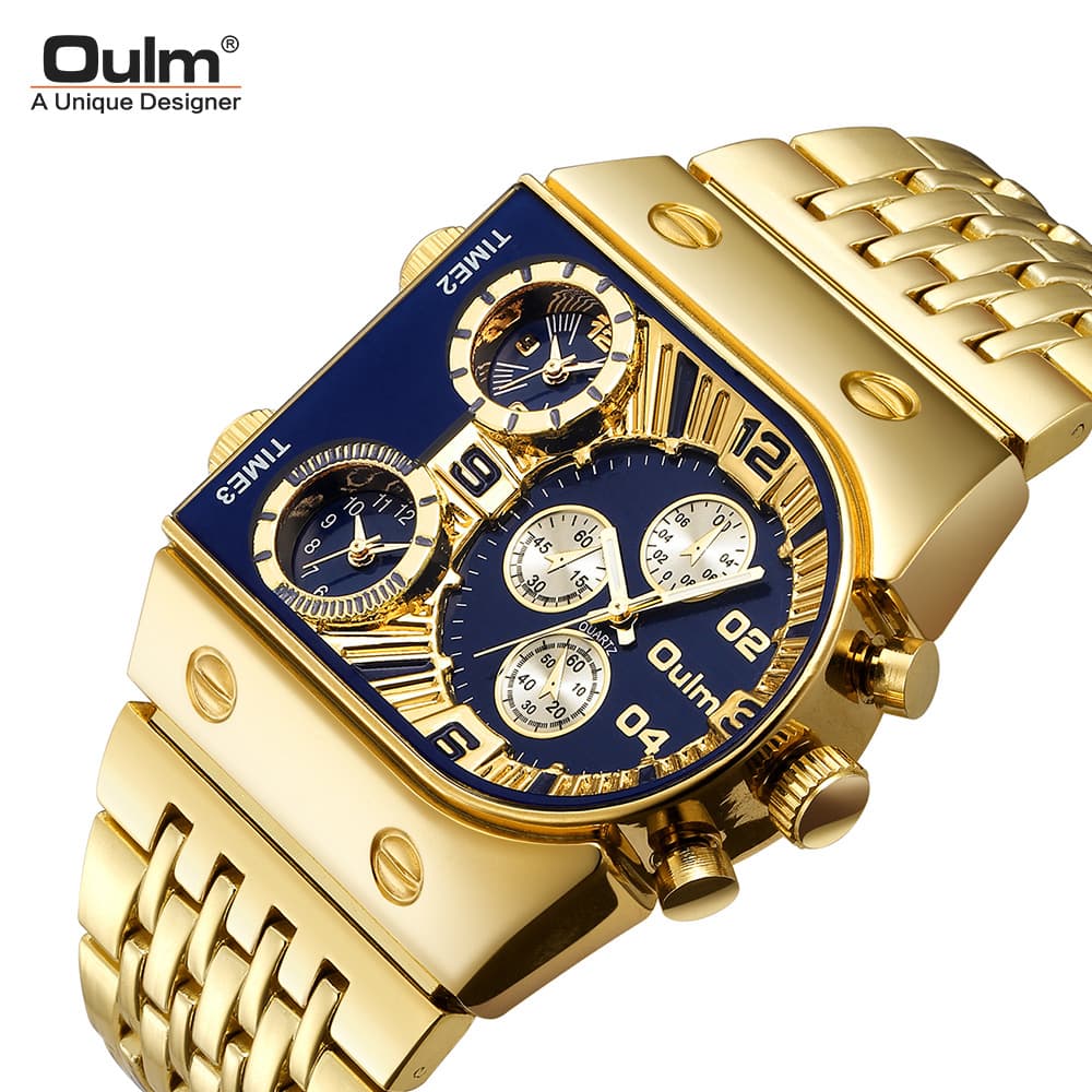 (Cross-border trading), dial, swiss watch, casual steel belt, golden quartz watches 1