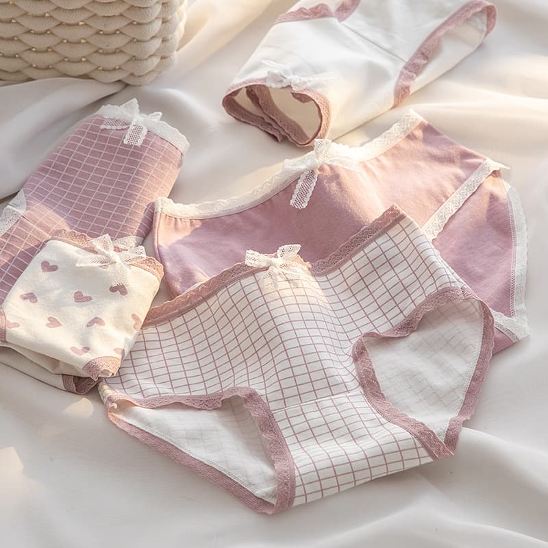 Cotton Breathable Mid-Rise Underwear Pants 2