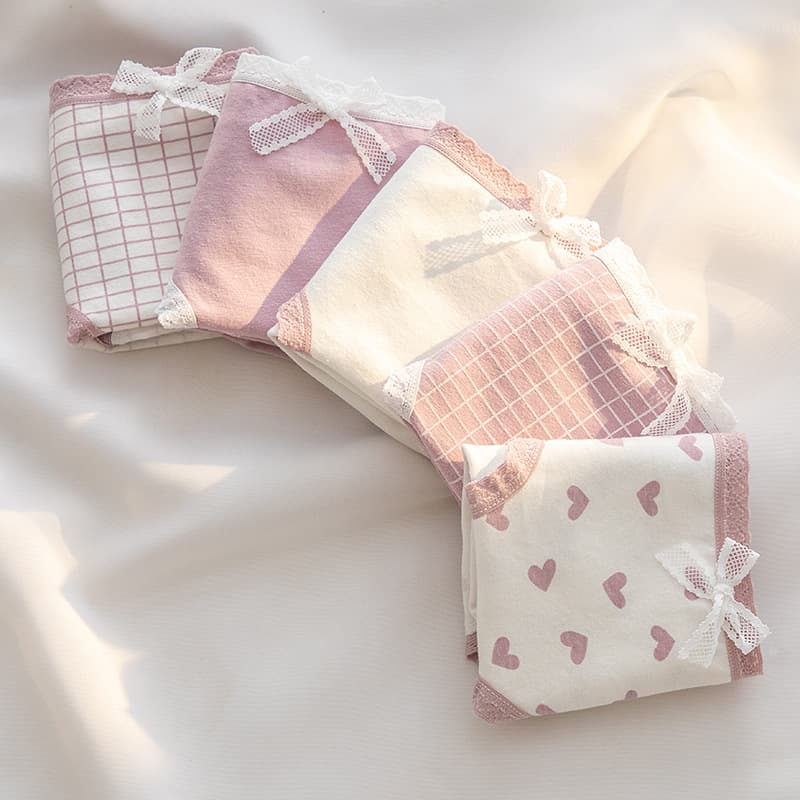 Cotton Breathable Mid-Rise Underwear Pants 4