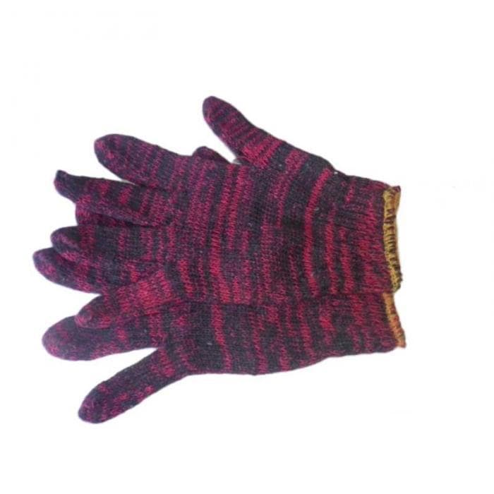 [劳保手套防护通用手套花线棉纱线手套 加厚耐磨手套 Gloves White] 5