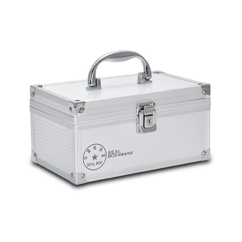 Metal Storage Box - Aluminum Alloy Handheld Seal Organizer 6