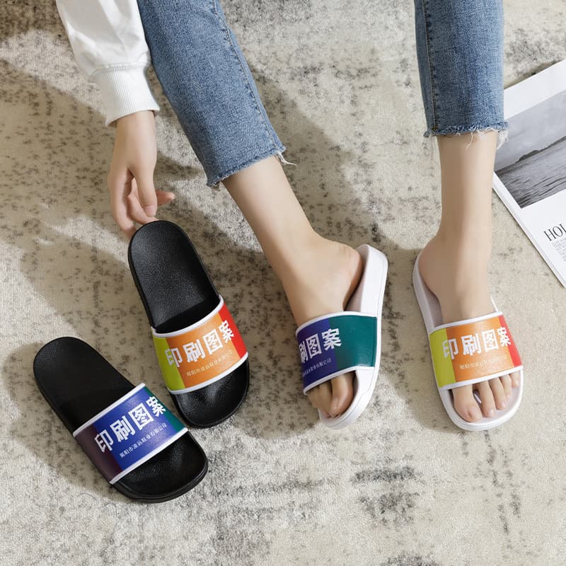 (Cross-border trading), (Wholesale), non-slip women's slippers, custom-made, with your logo imprint, print 3