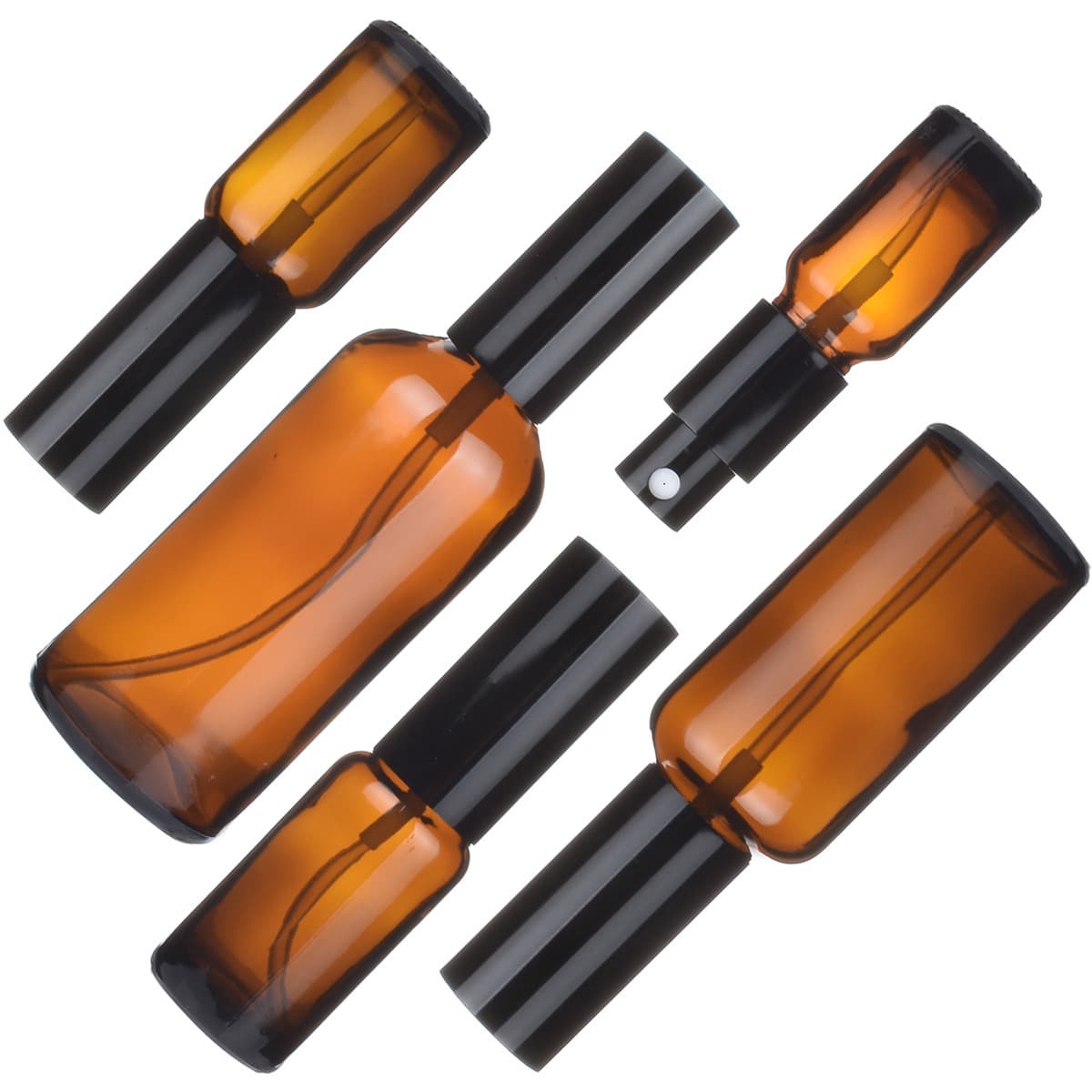 Bottle for essential oils, brown oil, serum, cosmetic spray, 10 ml, sample 2