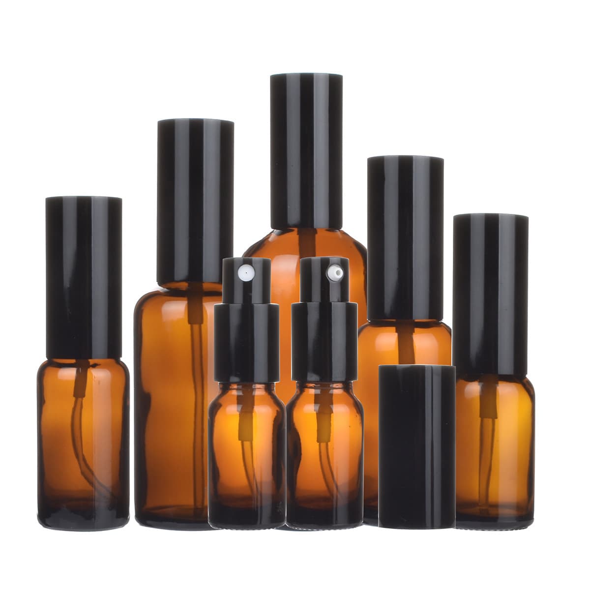 Bottle for essential oils, brown oil, serum, cosmetic spray, 10 ml, sample 4