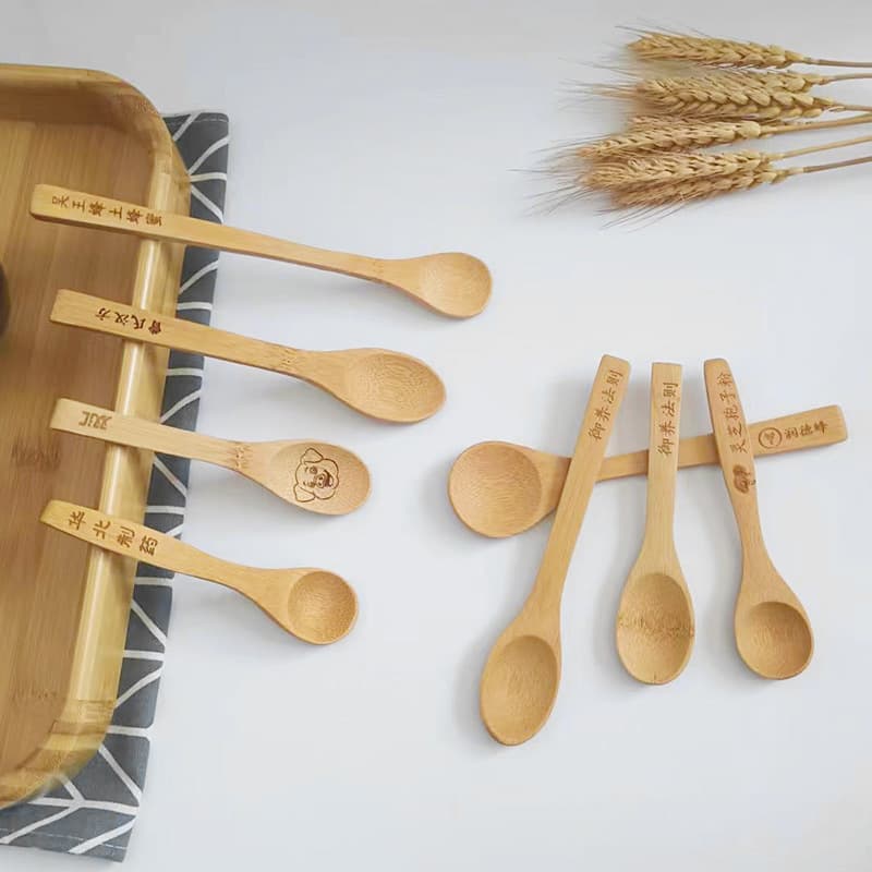 Japanese wooden spoon, coffee mixing stick, tableware, custom-made 2