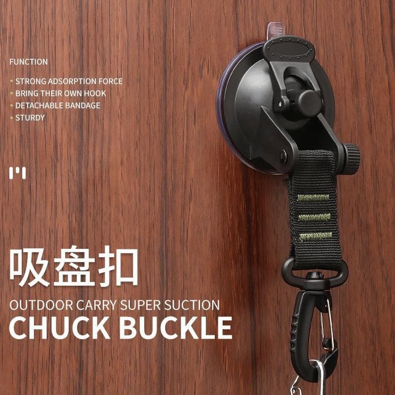 Car tent suction cup hook -free punch -free user travel portable absorption hook hook hook climbing buckle reused 1