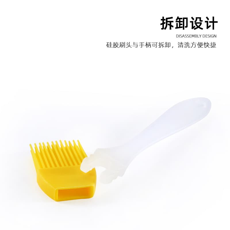 Zibo barbecue manufacturers spot baking silicone small split brush grilled silicon gum brush cake cake barbecue 3