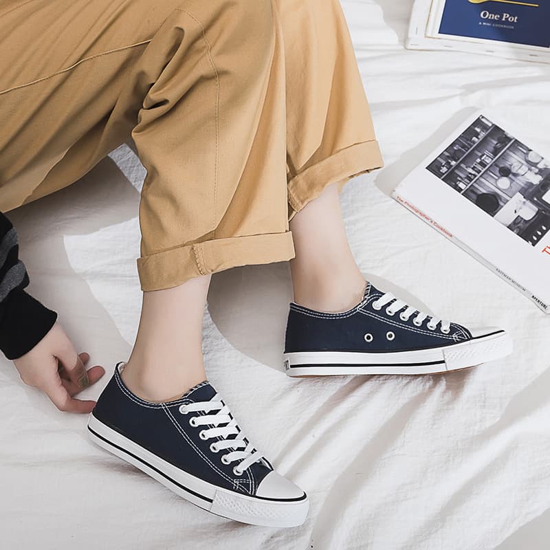 2026 Wholesale Classic Canvas Shoes Women's Shoes Student Korean Version Spring Couple Style Harajuku Low Top Trendy Board Shoes 3