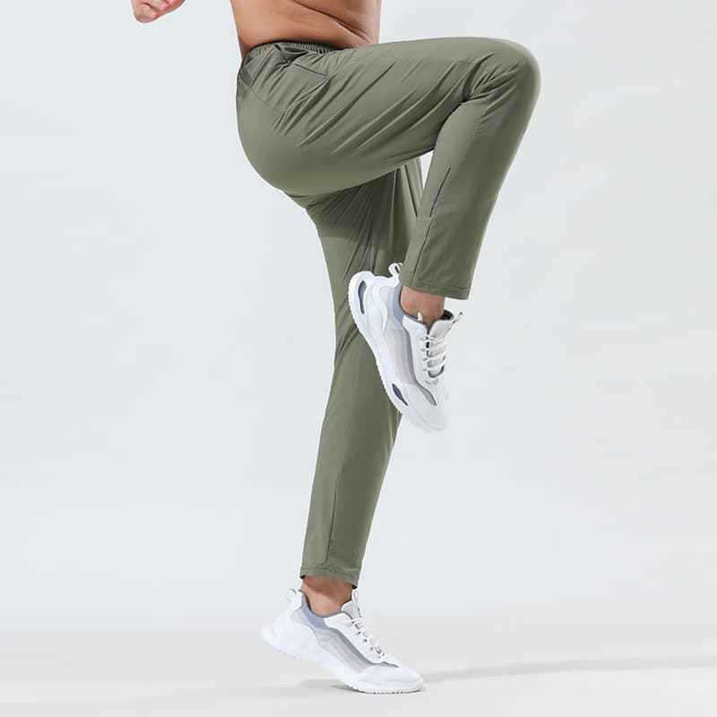 Sports quick dry summer thin trousers, silk travel yoga clothing for training, oversize, for running 3