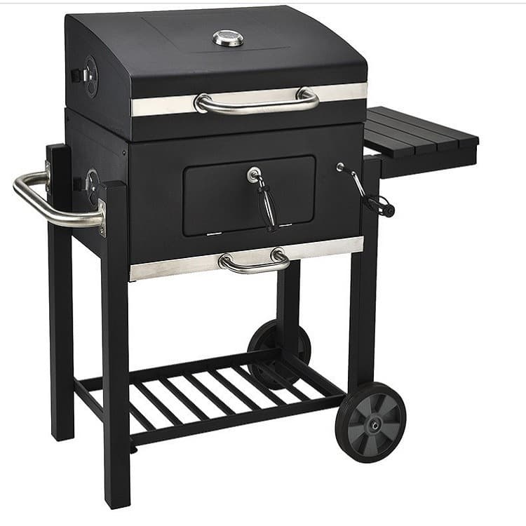 Outdoor courtyard large American charcoal barbecue stove garden stove square courtyard stove BBQ courtyard large stove 3