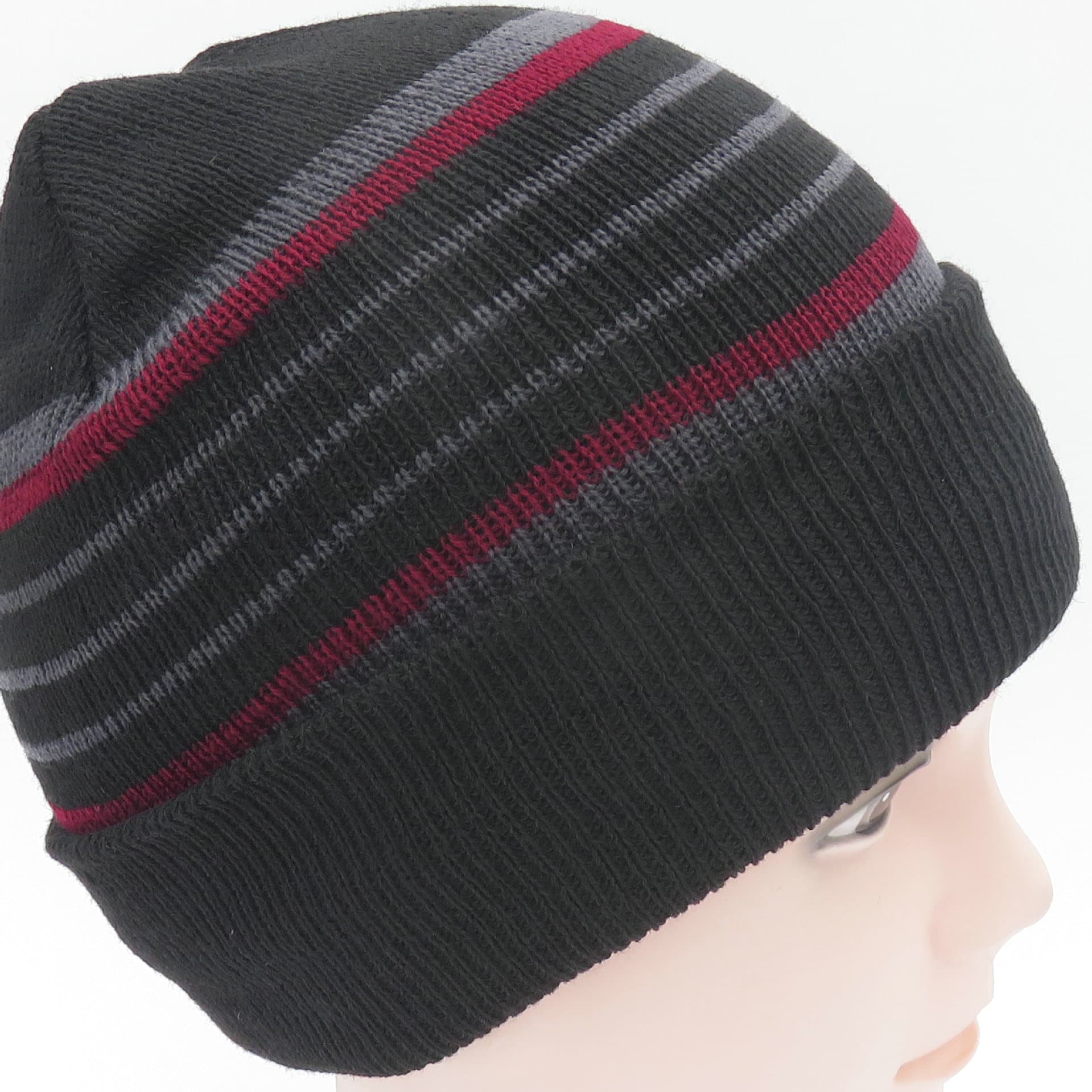 Men's woolen warm hat, travel keep warm patch, travel bag 4