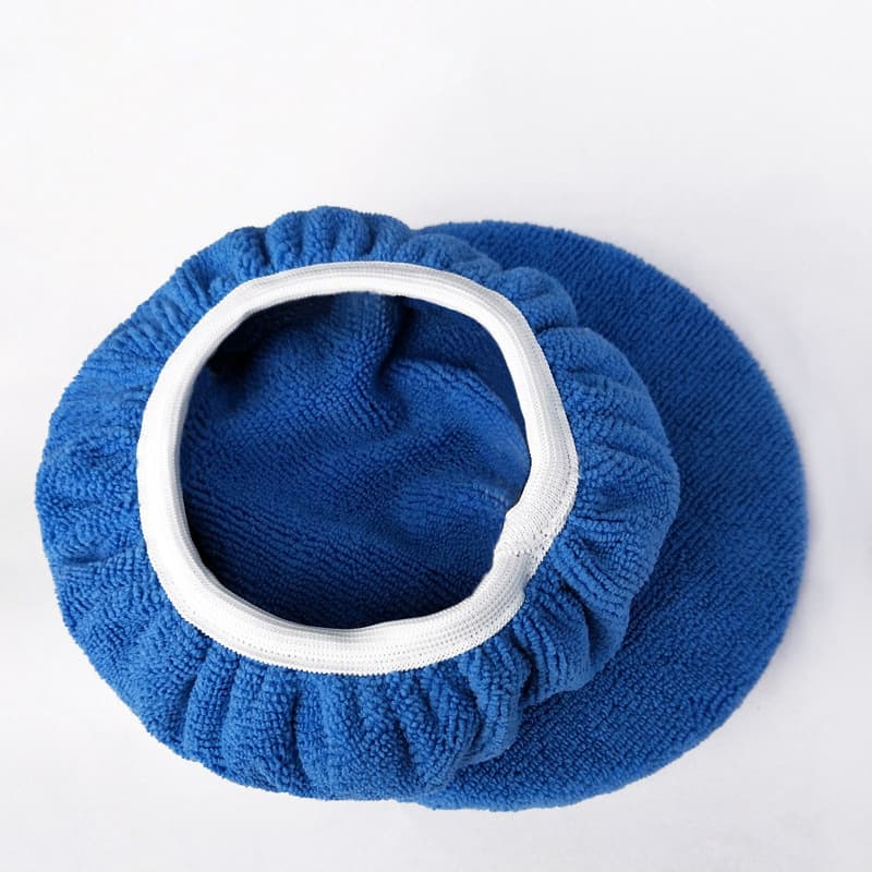 Ultra -fine fiber cars waxing sleeve coral velvet polishing sleeve wax machine replace the cloth cover car washing tool wholesale 2