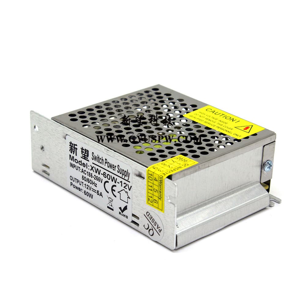 DC, LED switch key, power supply, monitor, lamp, 12v, 60W, 12v 3