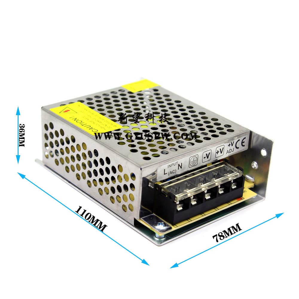 DC, LED switch key, power supply, monitor, lamp, 12v, 60W, 12v 4
